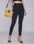Jean taille empire ultra skinny - Noir - 1