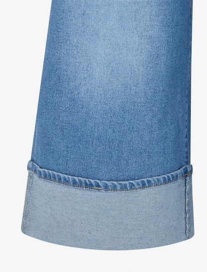 Pantacourt push up à revers - Bleu - 3