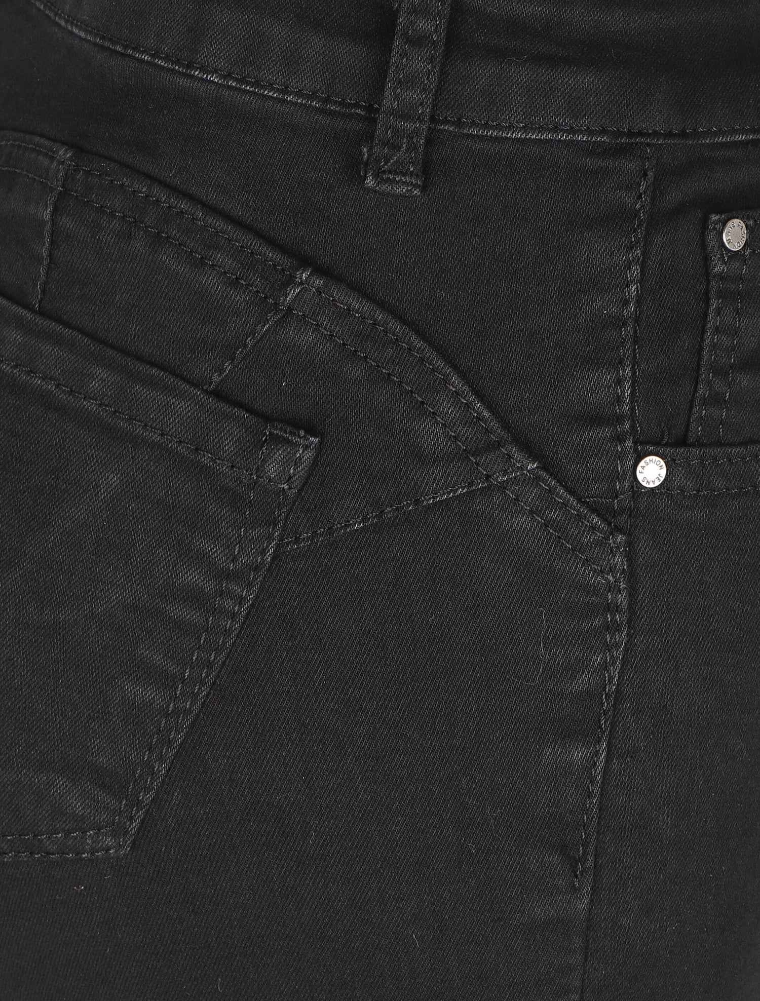 Jean skinny uni - Noir - 3
