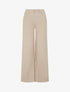 Jean wide leg à bords francs - Beige - 1