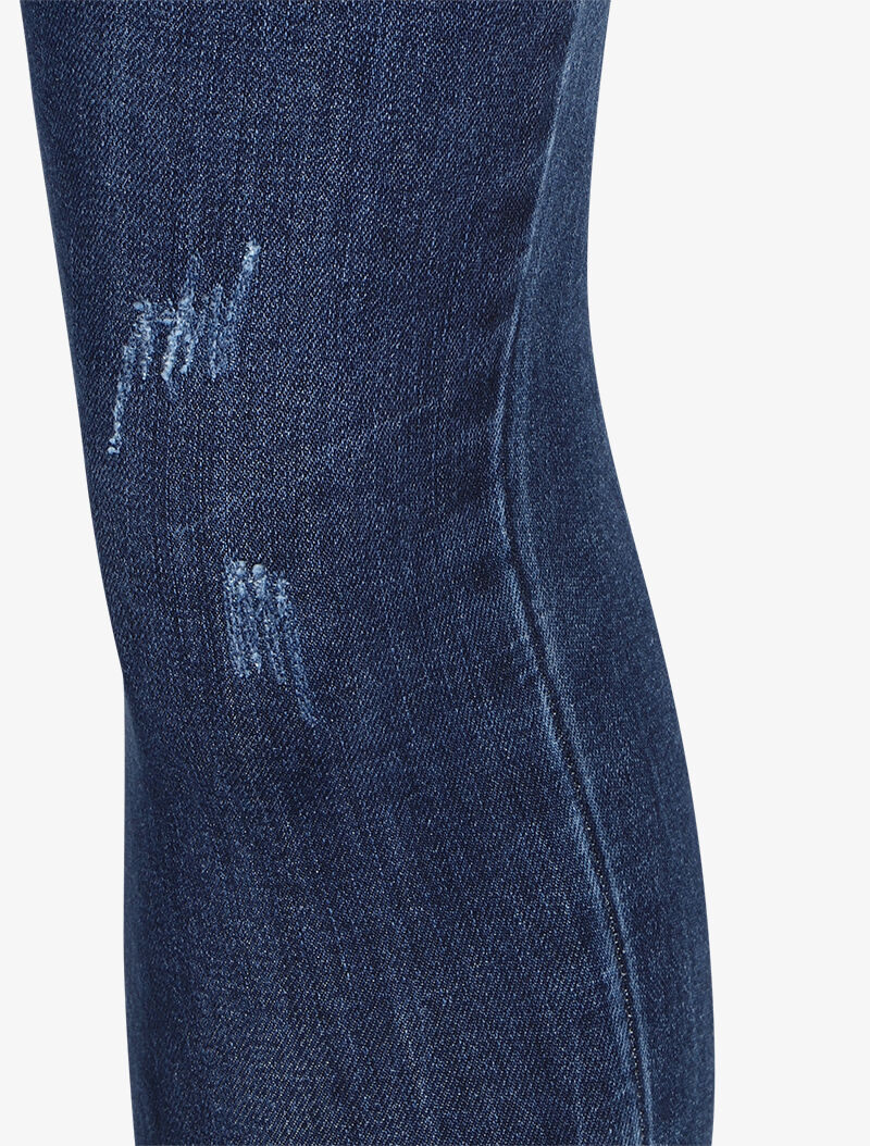 Jean skinny à griffures - Bleu denim - 3