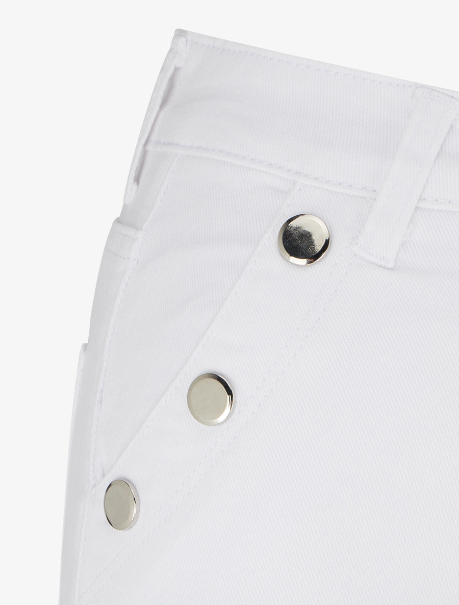 Jean wide leg coupe droite - Blanc - 3