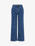 Jean wide leg imprimé étoiles - Bleu - 1