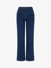 Jean wide leg classique - Bleu denim - 1