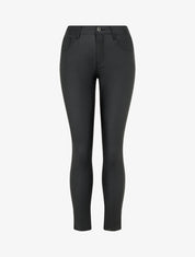 Jean skinny effet ciré - Noir - 1