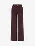 Jean uni wide leg - Prune - 1
