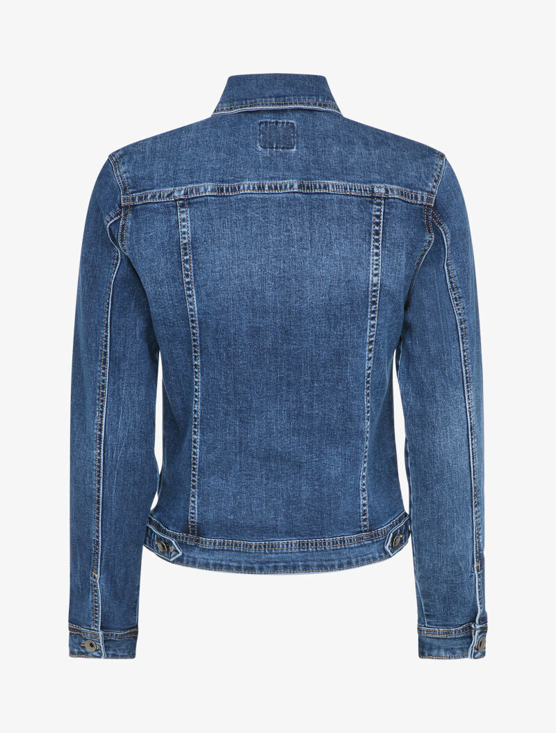 Veste en jean coupe droite - Bleu denim - 2