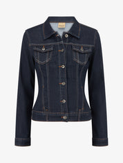 Veste en jean droite - Bleu brut - 1