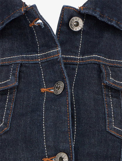 Veste en jean droite - Bleu brut - 3