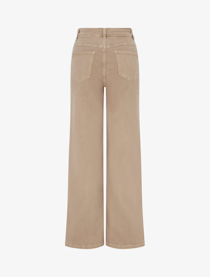 Jean uni à 4 poches - Beige - 2