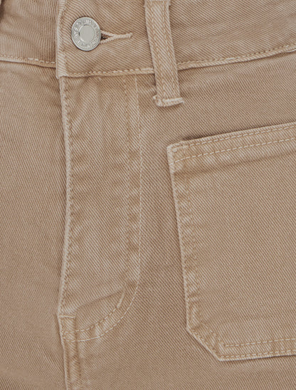 Jean uni à 4 poches - Beige - 3