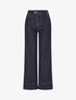 Jean wide leg coupe ample - Bleu brut - 1