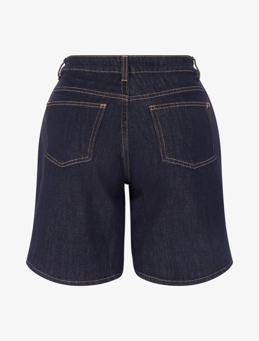 Bermuda en jean coupe droite - Bleu brut - 2