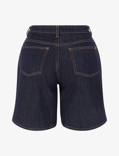 Bermuda en jean coupe droite - Bleu brut - 2