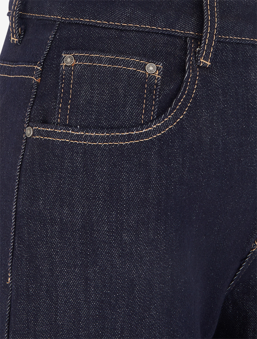 Bermuda en jean coupe droite - Bleu brut - 3