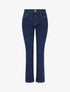 Jean droite grande taille doublé polaire - Bleu brut - 1