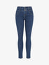 Jean slim à fermeture à 2 boutons - Bleu denim - 1