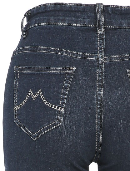 Jean slim à poches arrières à détail strass - Brut - 3