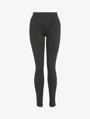 Legging uni à poches - Noir - 1