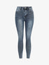 Jean slim stretch et délavé - Bleu - 1