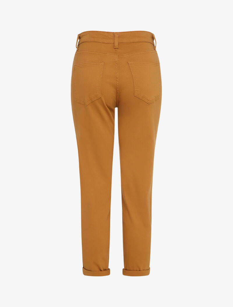 Mom jean 7/8 taille haute - Moutarde - 2