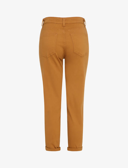 Mom jean 7/8 taille haute - Moutarde - 2