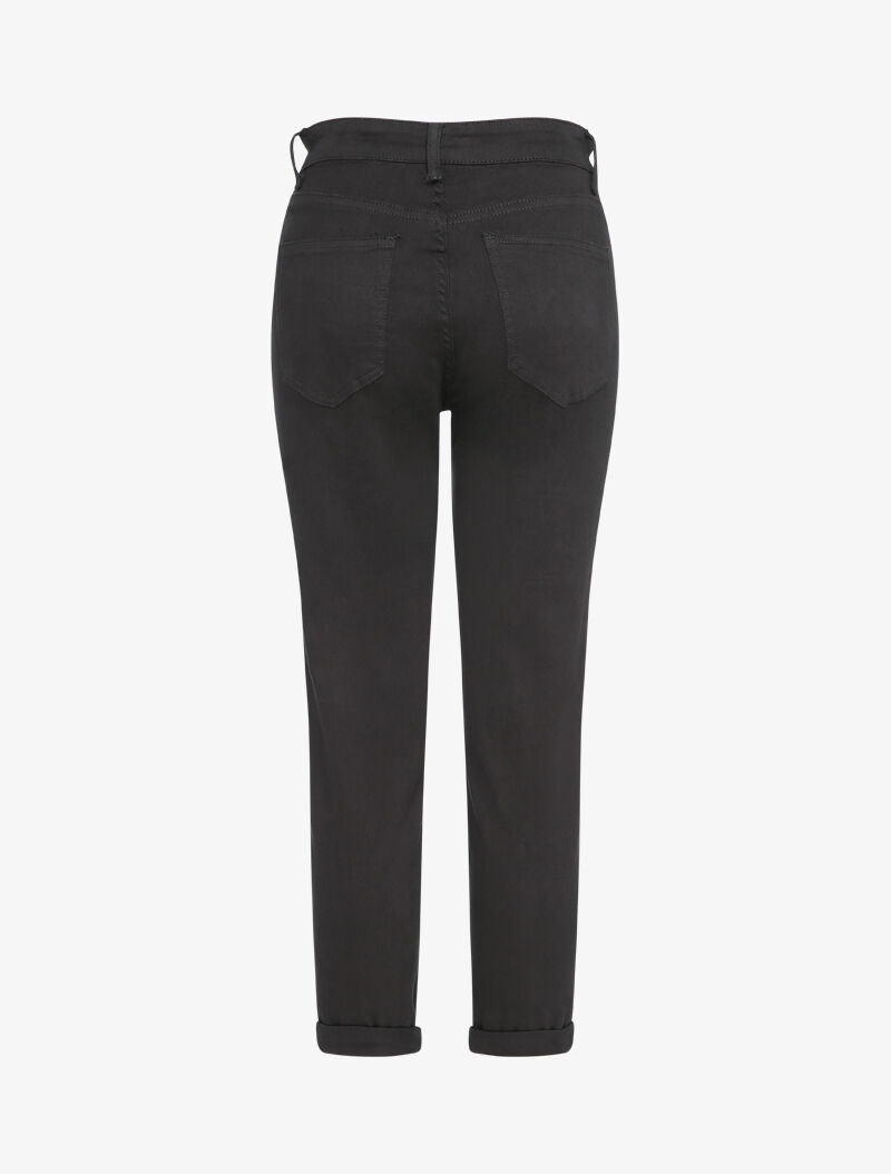 Mom jean 7/8 taille haute - Noir - 2