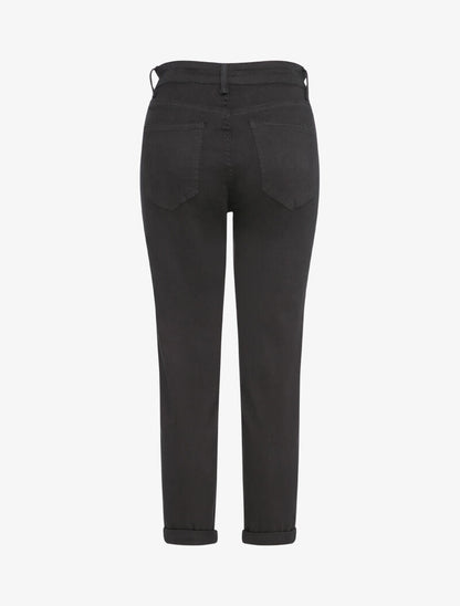 Mom jean 7/8 taille haute - Noir - 2