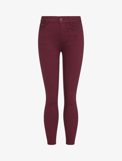 Jean slim uni - Lie de vin - 3