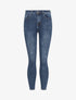 Jean ultra skinny à fines griffures - Bleu denim - 3