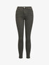 Jean stretch à taille haute coupe skinny - Kaki - 1