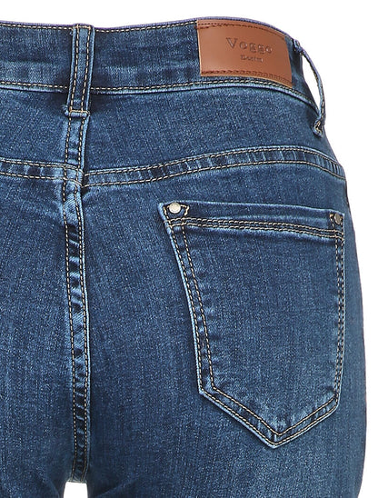 Jean droit légèrement délavé - Bleu denim - 3