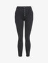 Jean skinny boutonné - Bleu nuit - 1