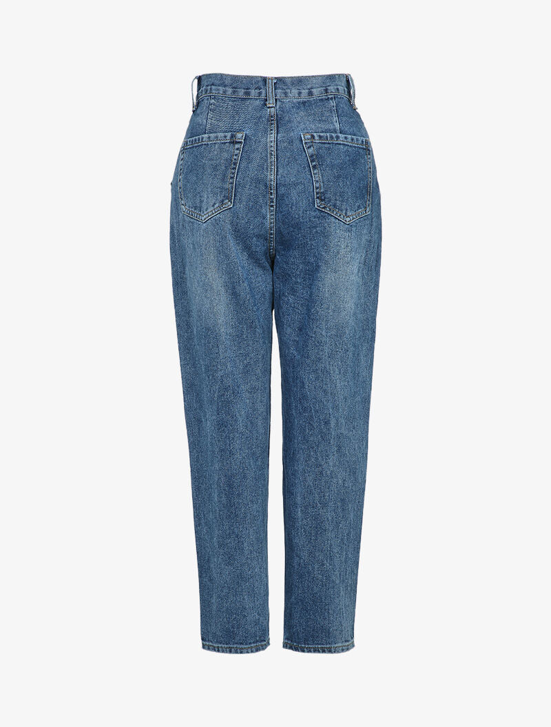 Jean dad taille standard - Bleu denim - 2