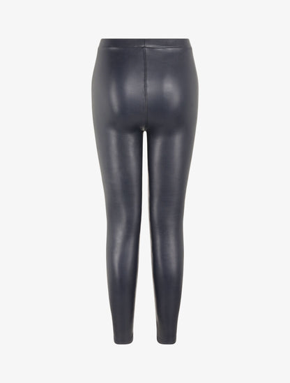Legging ultra skinny en simili - Marine - 2