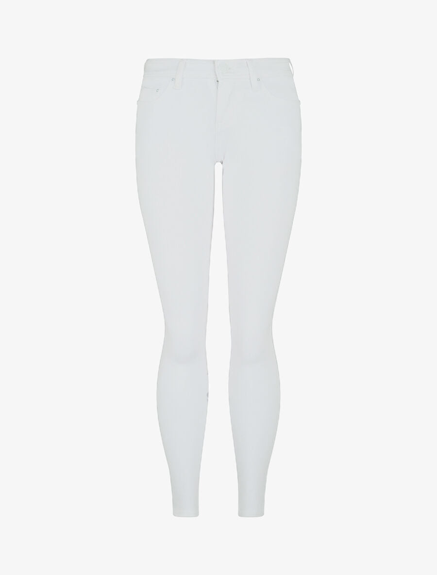 Pantalon ultra skinny à taille basse - Blanc - 4