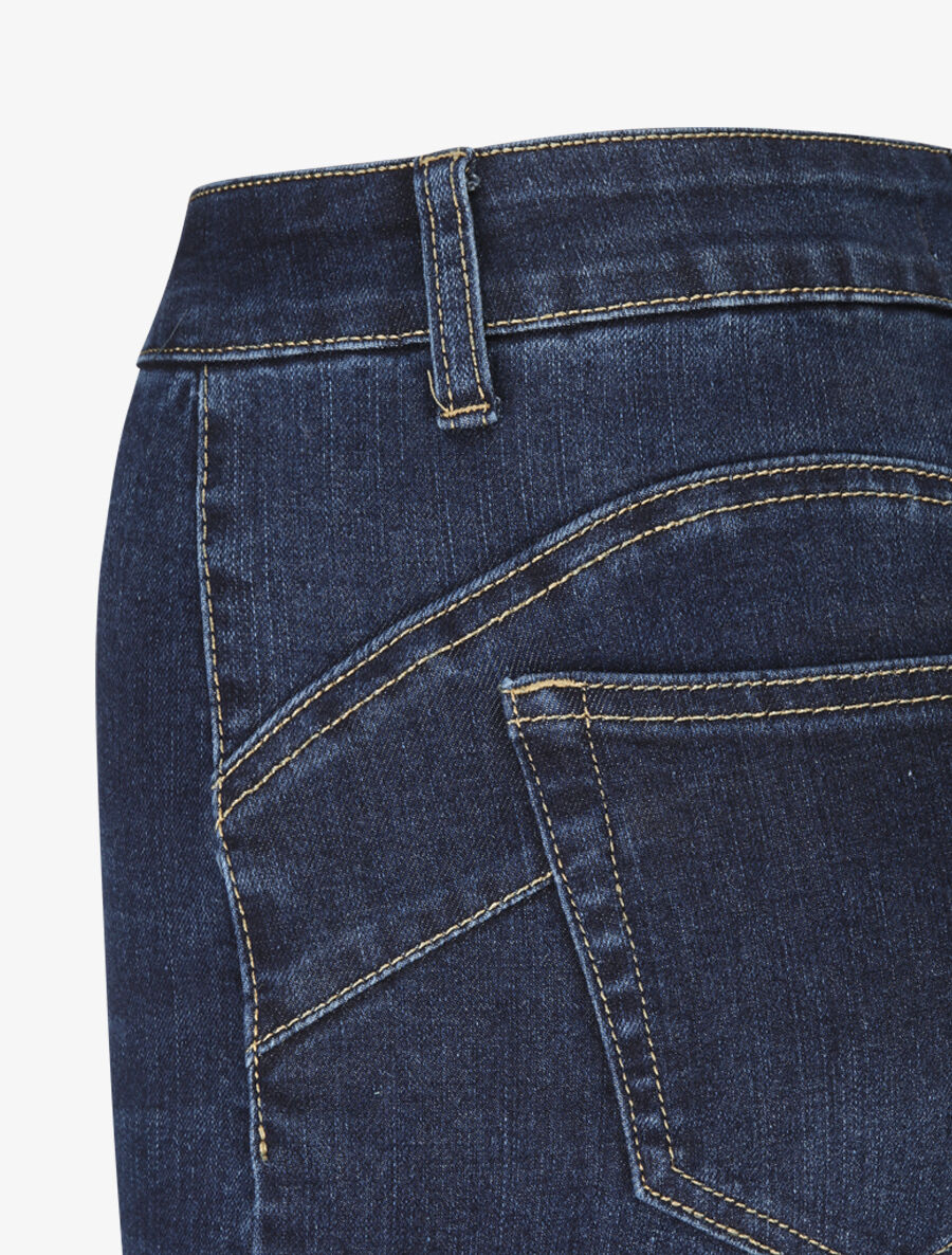 Jean skinny à fermeture boutonnée - Bleu denim - 3