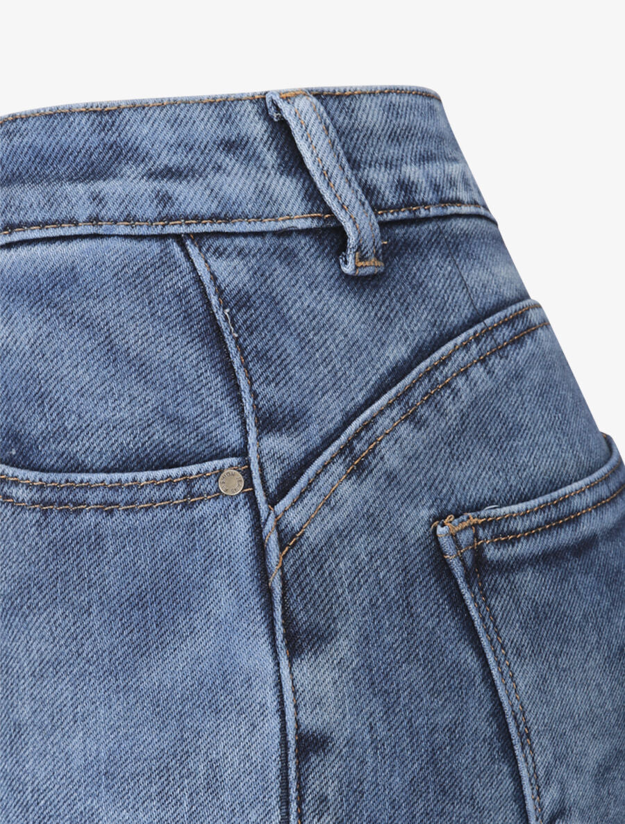 Jean ultra skinny délavé - Bleu - 3