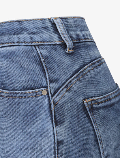 Jean ultra skinny délavé - Bleu - 3