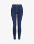 Jean slim uni - Bleu denim - 1