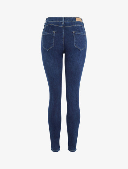 Jean slim uni - Bleu denim - 2