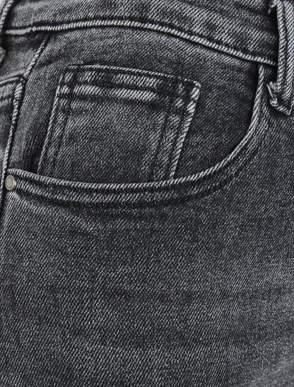 Jean mom 7/8 - Gris foncé - 3