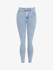Jeans push up coupe slim - Bleu clair - 1