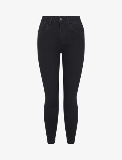 Jean push up coupe skinny - Noir - 1