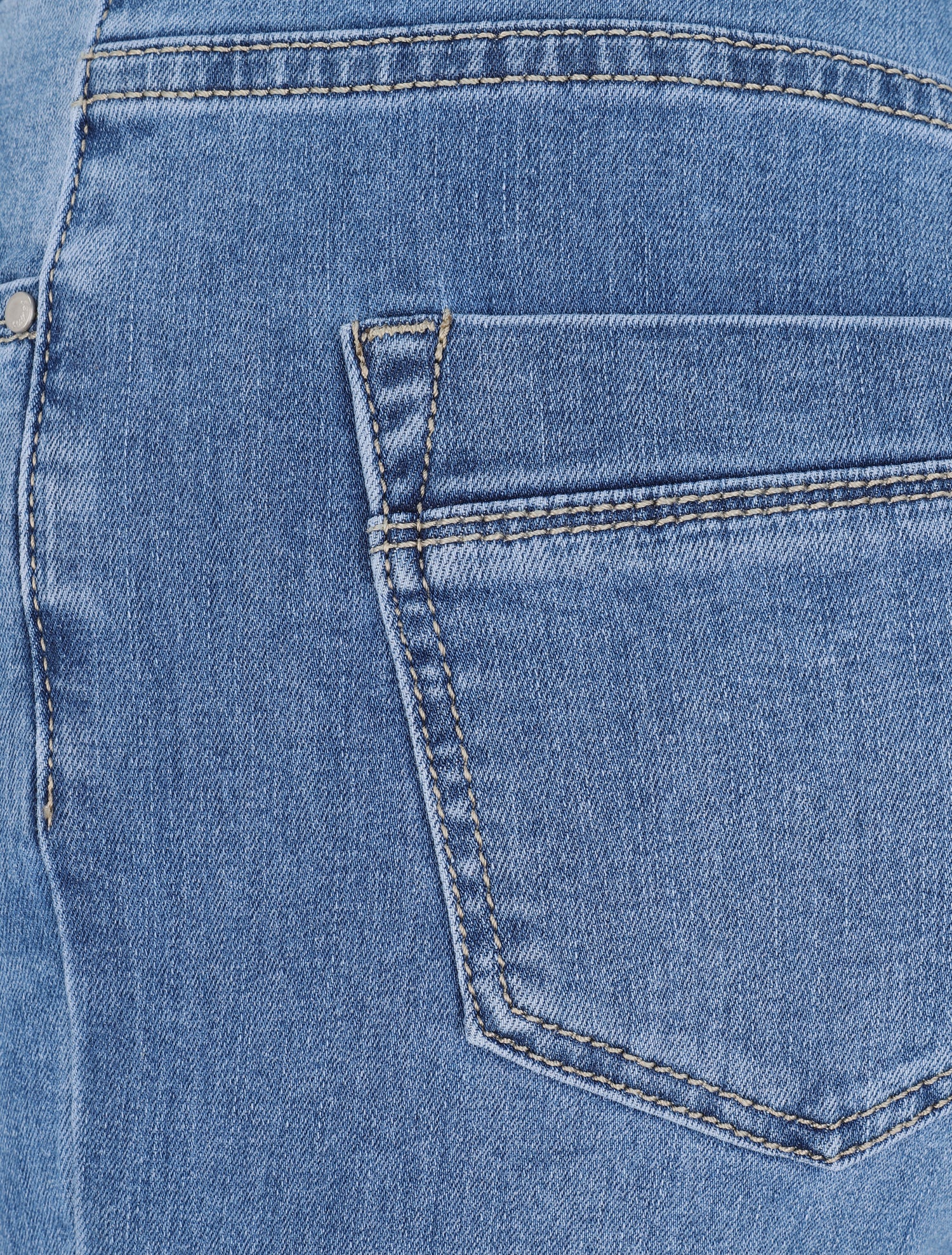 Jean skinny grande taille délavé - Bleu clair - 3