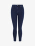 Jean skinny à taille standard - Marine - 4
