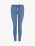 Jean skinny uni - Bleu - 1