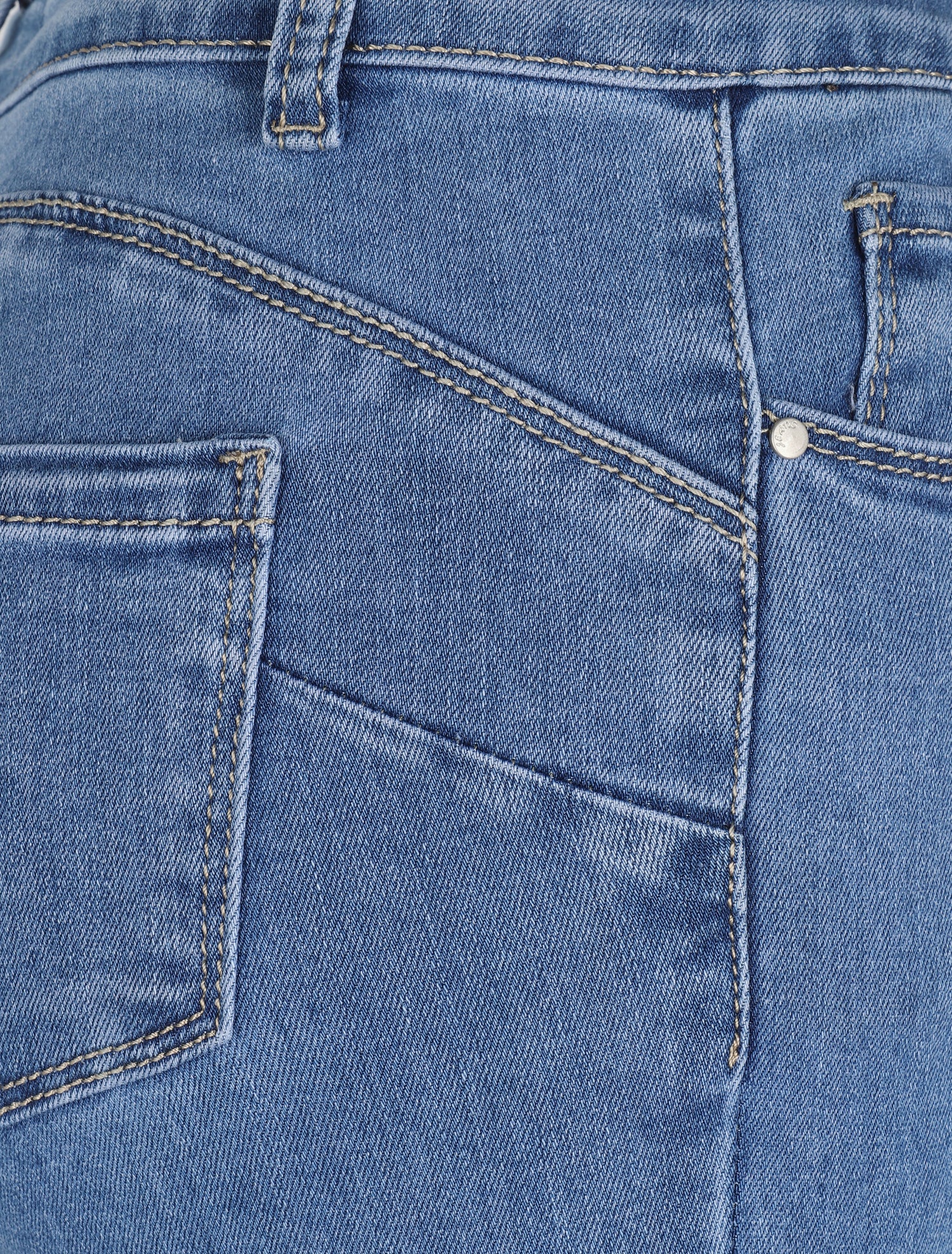 Jean skinny uni - Bleu - 3