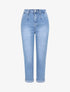 Jean mom fit légérement délavé - Denim clair - 1