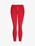 Jean slim effet froissé - Rouge - 1